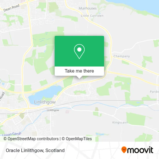 Oracle Linlithgow map