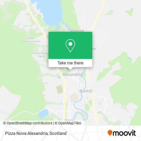 Pizza Nova Alexandria map