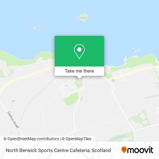 North Berwick Sports Centre Cafeteria map