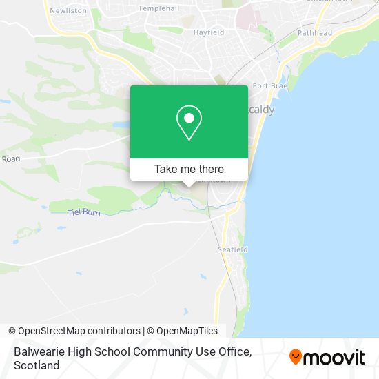 Balwearie High School Community Use Office map