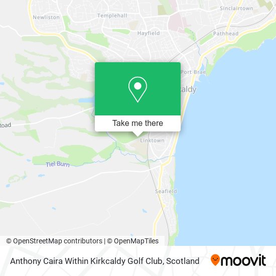 Anthony Caira Within Kirkcaldy Golf Club map