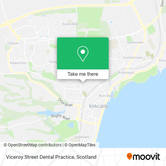 Viceroy Street Dental Practice map