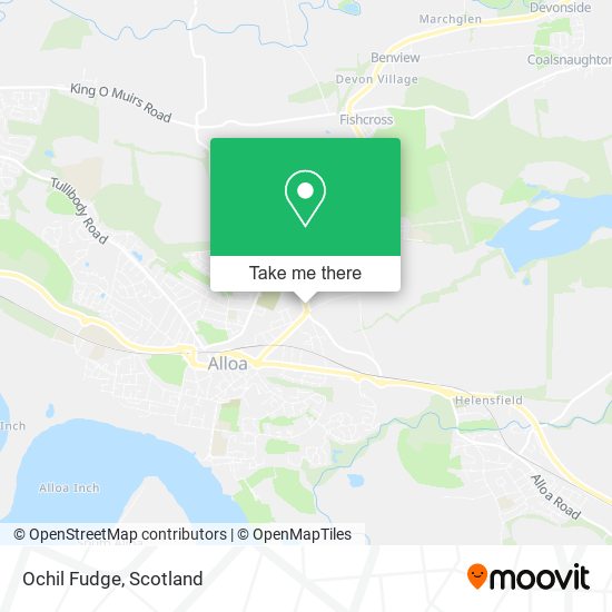 Ochil Fudge map