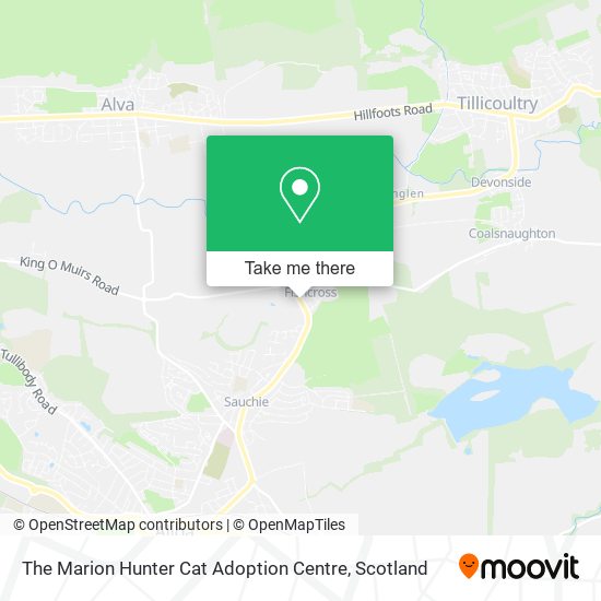 The Marion Hunter Cat Adoption Centre map