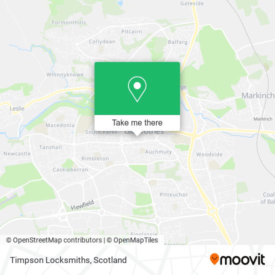 Timpson Locksmiths map