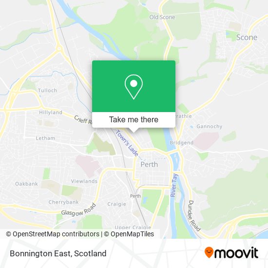 Bonnington East map
