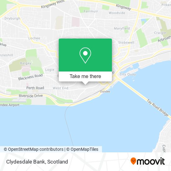 Clydesdale Bank map