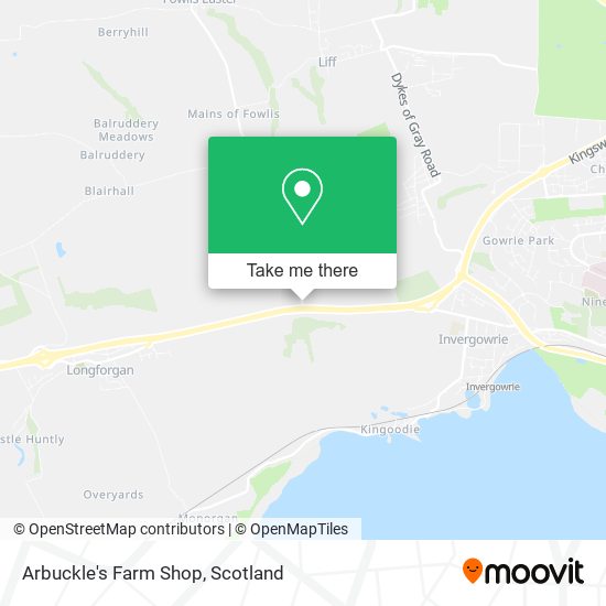 Arbuckle's Farm Shop map