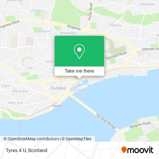 Tyres 4 U map