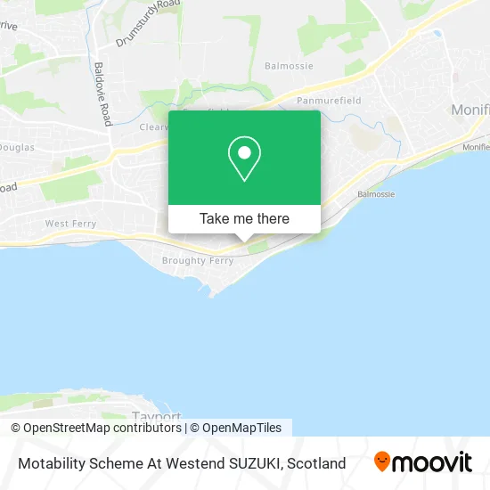 Motability Scheme At Westend SUZUKI map