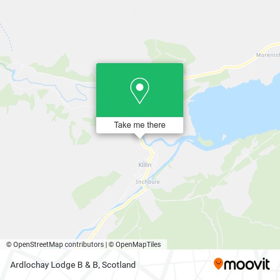 Ardlochay Lodge B & B map