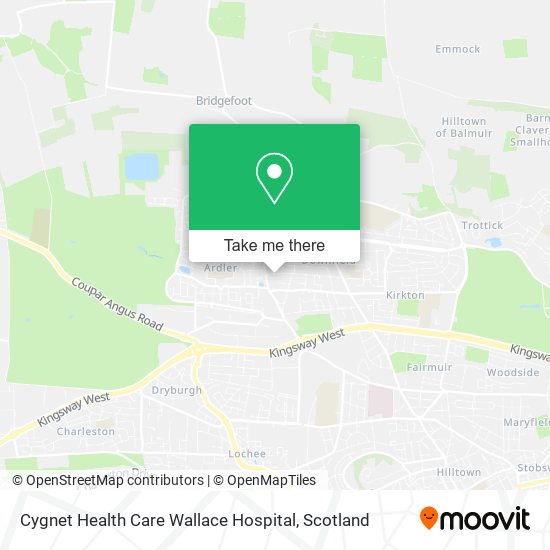 Cygnet Health Care Wallace Hospital map