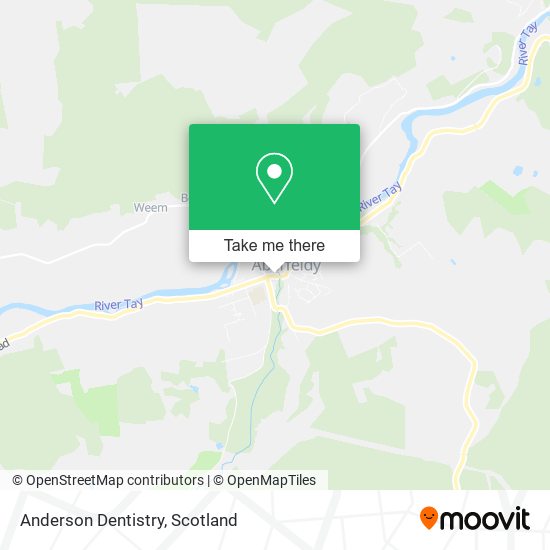 Anderson Dentistry map