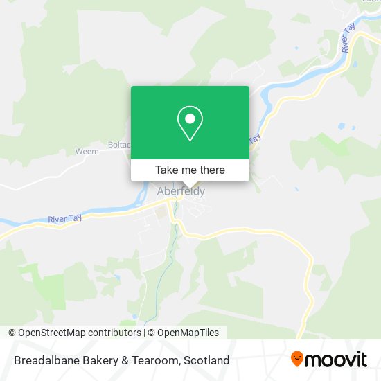 Breadalbane Bakery & Tearoom map