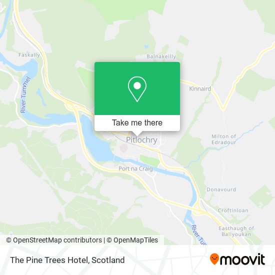 The Pine Trees Hotel map