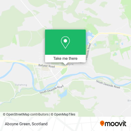 Aboyne Green map
