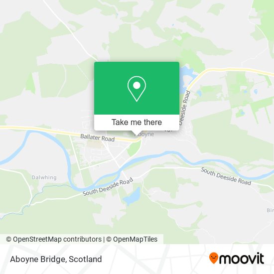 Aboyne Bridge map