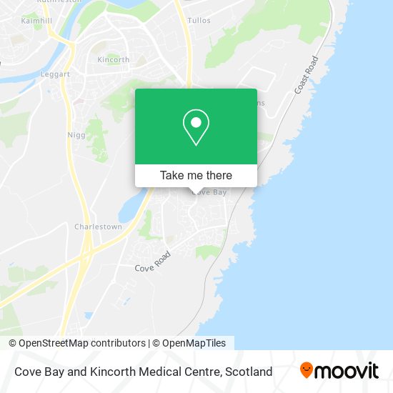 Cove Bay and Kincorth Medical Centre map