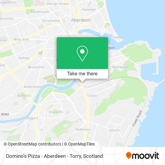 Domino's Pizza - Aberdeen - Torry map