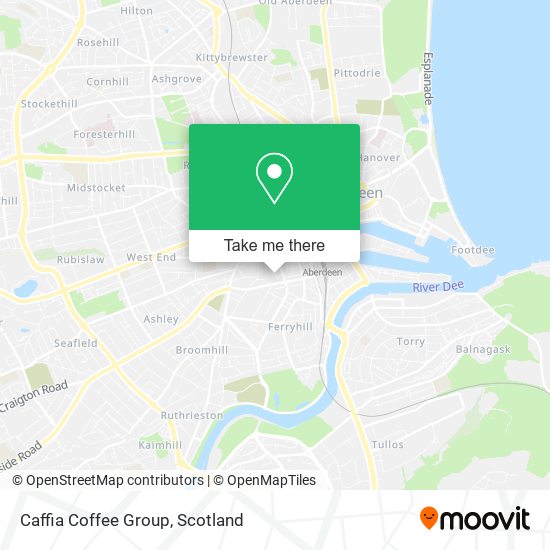 Caffia Coffee Group map