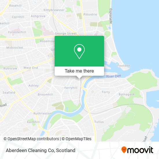 Aberdeen Cleaning Co map