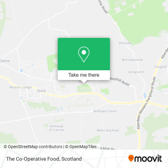 The Co-Operative Food map