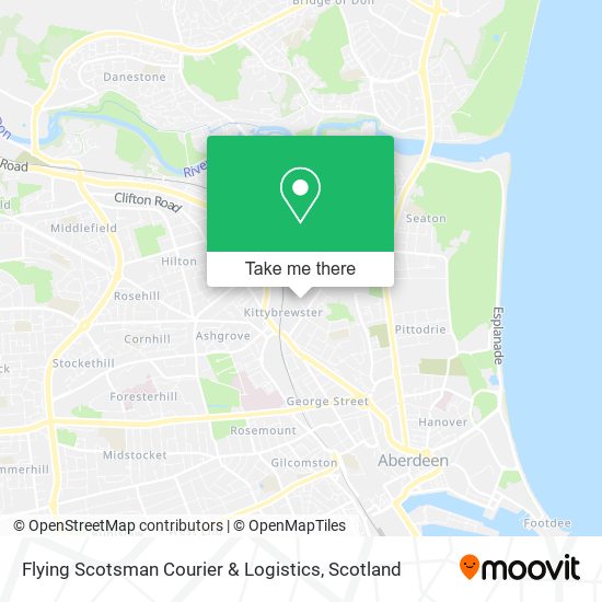 Flying Scotsman Courier & Logistics map