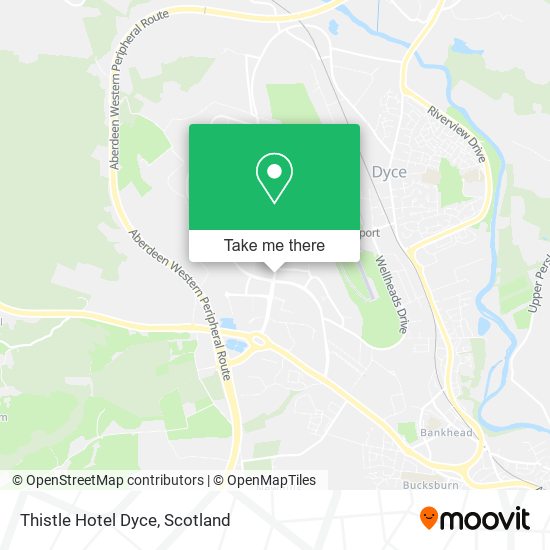 Thistle Hotel Dyce map