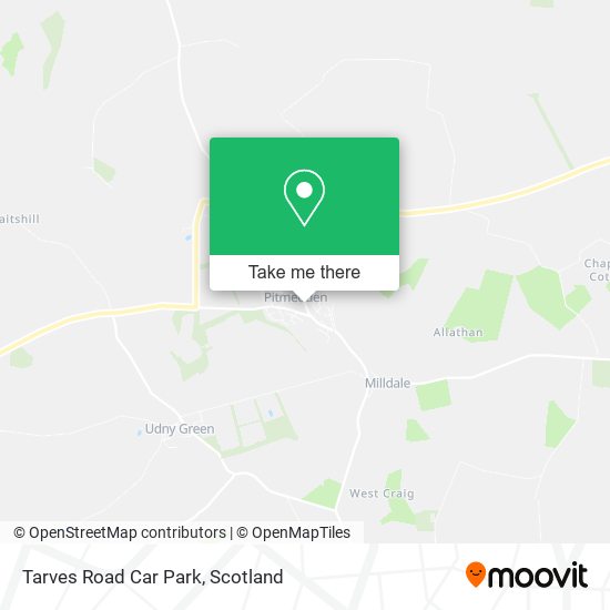 Tarves Road Car Park map