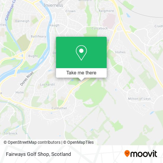 Fairways Golf Shop map