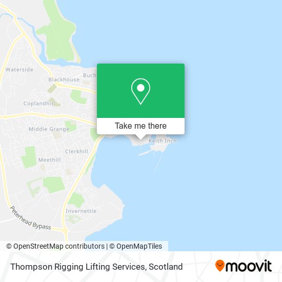Thompson Rigging Lifting Services map
