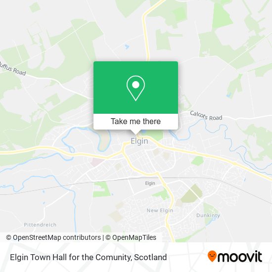 Elgin Town Hall for the Comunity map