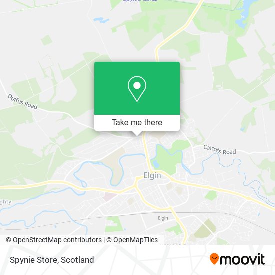 Spynie Store map