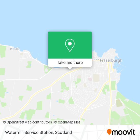 Watermill Service Station map