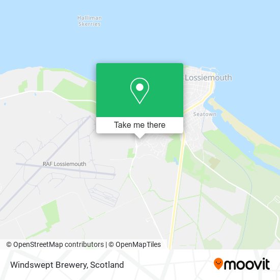Windswept Brewery map