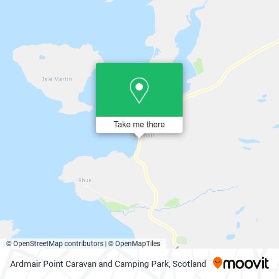 Ardmair Point Caravan and Camping Park map