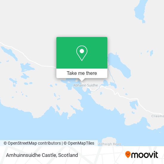 Amhuinnsuidhe Castle map