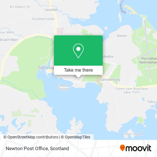 Newton Post Office map