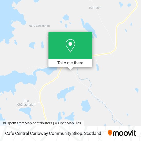 Cafe Central Carloway Community Shop map