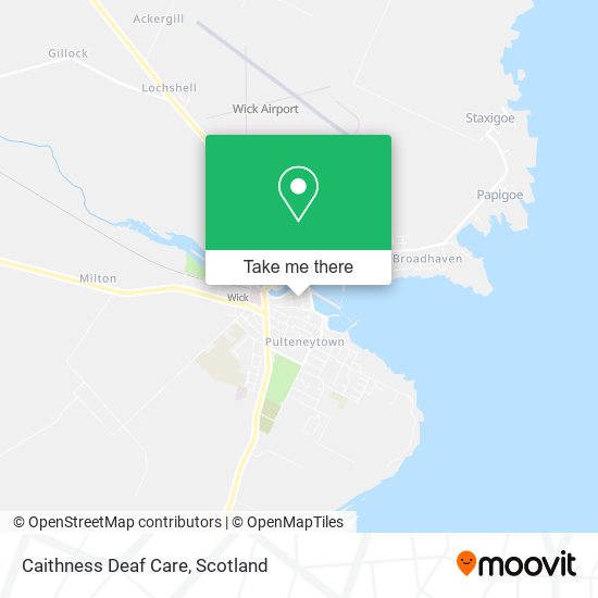 Caithness Deaf Care map