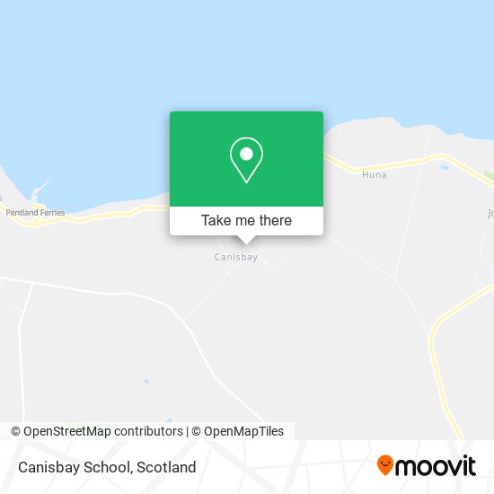 Canisbay School map