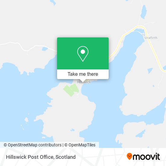 Hillswick Post Office map