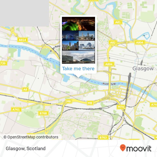 Glasgow map