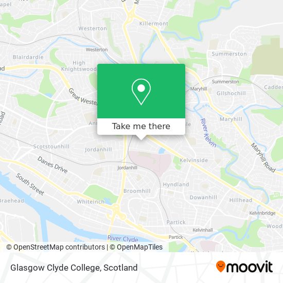 Glasgow Clyde College map