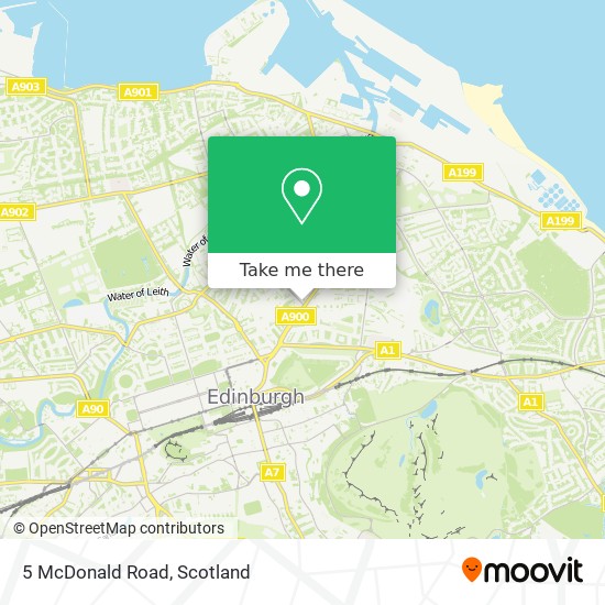 5 McDonald Road map