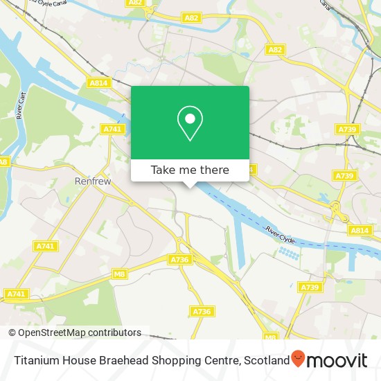 Titanium House Braehead Shopping Centre map