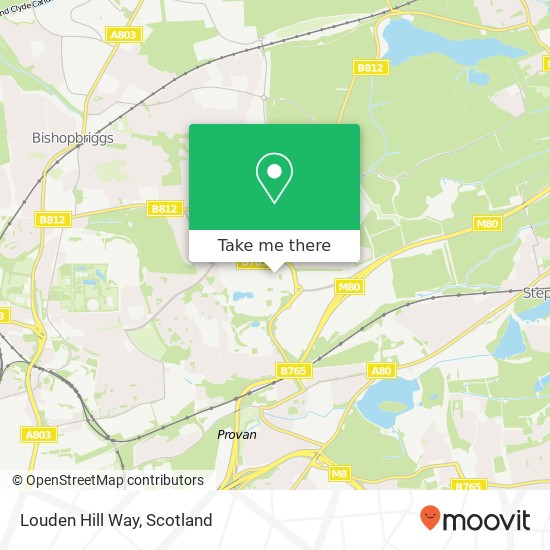 Louden Hill Way map