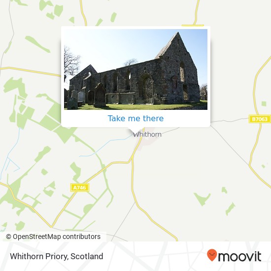 Whithorn Priory map