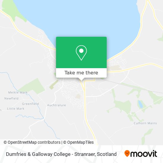 Dumfries & Galloway College - Stranraer map
