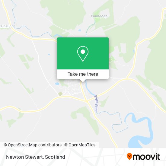 Newton Stewart map